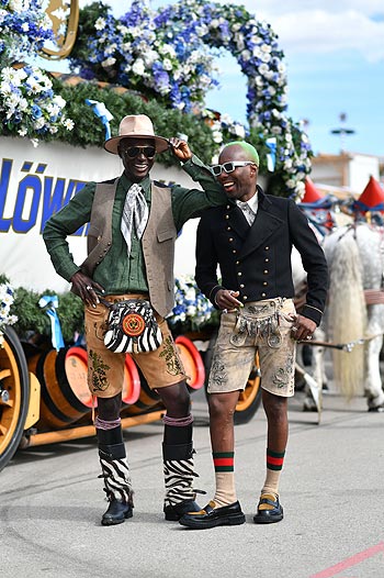 Papis Loveday, Edem Adobaya 189. Oktoberfest - Ingolstadt Village Wiesn im Sch&uuml;tzenzelt in M&uuml;nchen am 25.09.2024 / &copy;Foto: BrauerPhotos / Goran Nitschke 